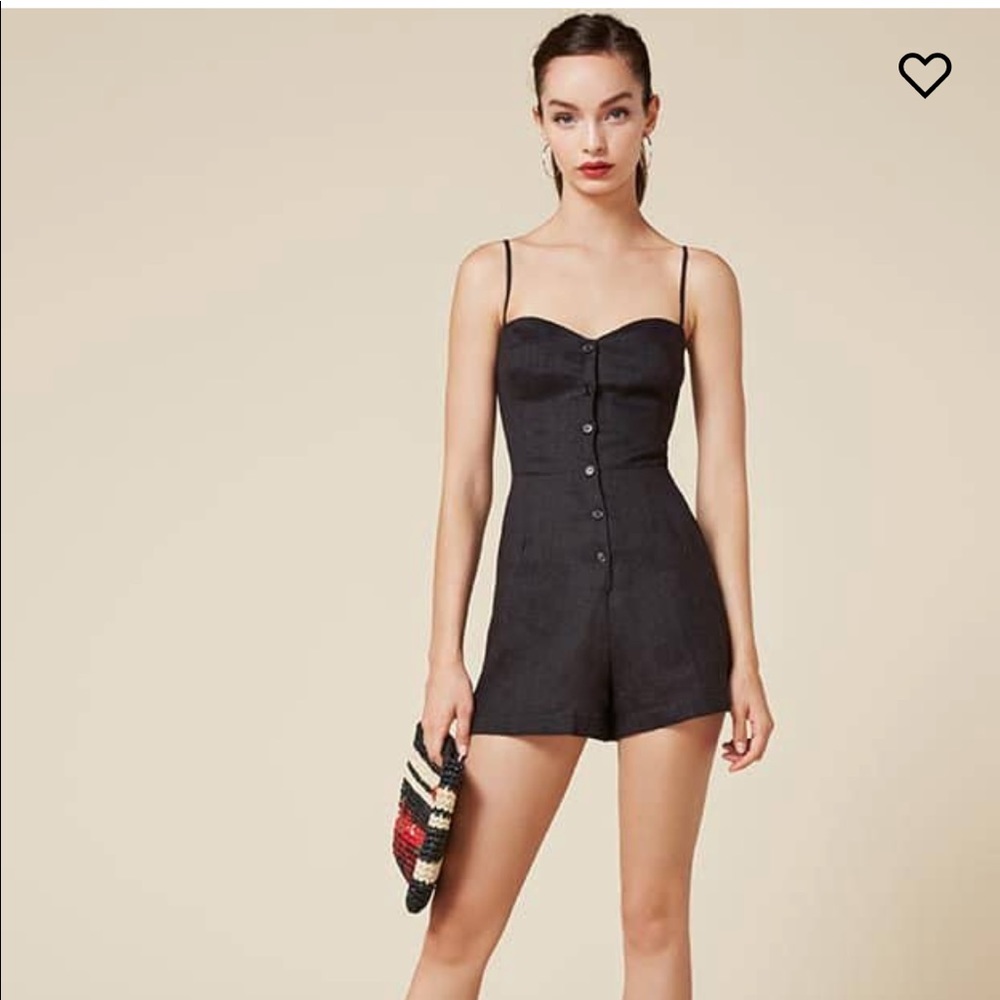 Navy Reformation Frenchie Romper Size 0